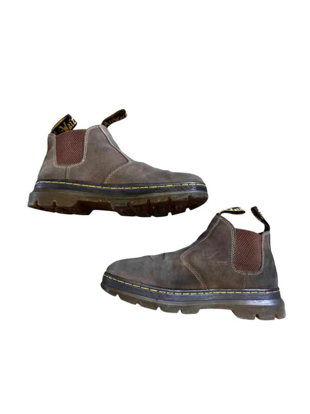 Dr. Martens Hardie II Suede Chelsea Boots Mens 9 Brown workwear Chore Outdoor